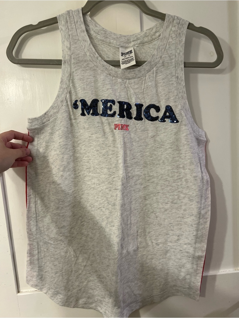 Victoria's Secret PINK Light Gray Tank